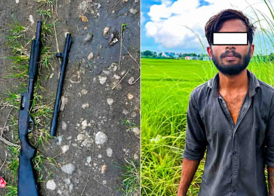 जनआन्दोलनका क्रममा दमक प्रहरीबाट लुटिएको सटगनसहित एक युवक पक्राउ जनआन्दोलनका क्रममा दमक प्रहरीबाट लुटिएको सटगनसहित एक युवक पक्राउ